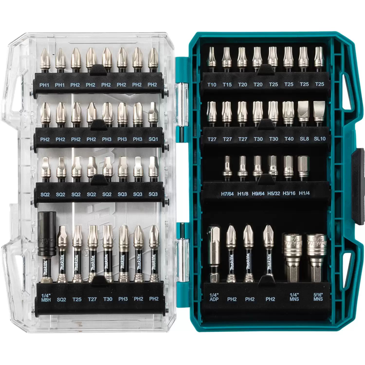 Makita E-01644 60PC Impact XPS Impact Driver Bit Set